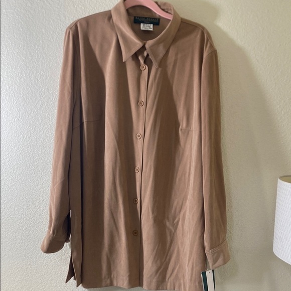 Brown Button-Up Shirt - Picture 1 of 9